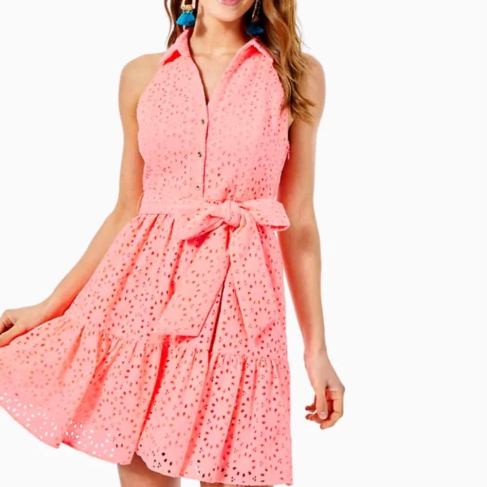 NWT Lilly Pulitzer Trisha dress neon sunburst